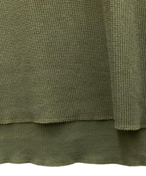 blurhms ROOTSTOCK（ブラームスルーツストック）blurhms ROOTSTOCK (ブラームスルーツストック) ワッフルS/Sカットソー グリーン サイズ:SIZE 2の古着・服飾アイテム