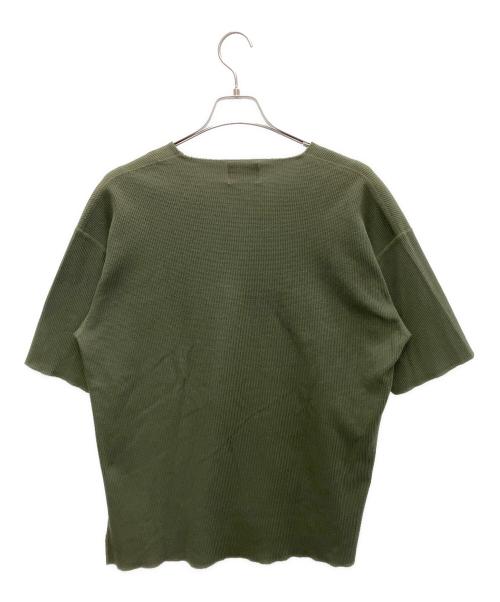 blurhms ROOTSTOCK（ブラームスルーツストック）blurhms ROOTSTOCK (ブラームスルーツストック) ワッフルS/Sカットソー グリーン サイズ:SIZE 2の古着・服飾アイテム