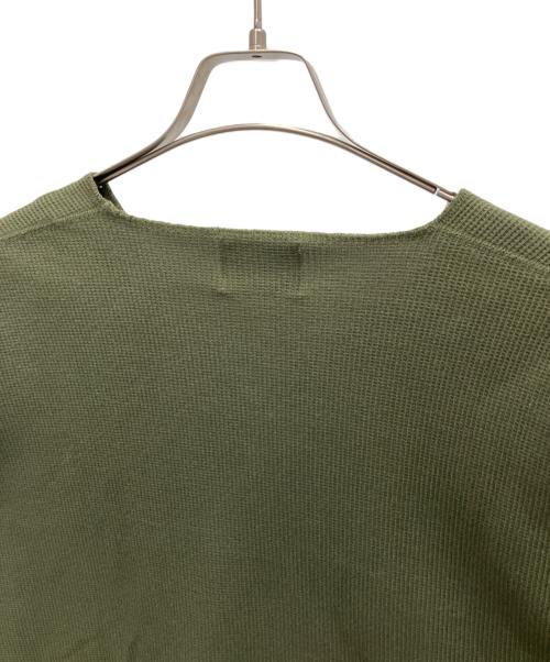 blurhms ROOTSTOCK（ブラームスルーツストック）blurhms ROOTSTOCK (ブラームスルーツストック) ワッフルS/Sカットソー グリーン サイズ:SIZE 2の古着・服飾アイテム