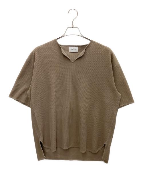 blurhms ROOTSTOCK（ブラームスルーツストック）blurhms ROOTSTOCK (ブラームスルーツストック) ワッフルS/Sカットソー ブラウン サイズ:SIZE 2の古着・服飾アイテム