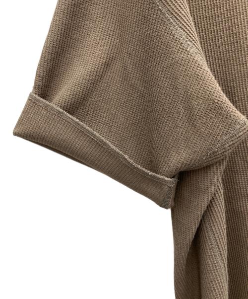 blurhms ROOTSTOCK（ブラームスルーツストック）blurhms ROOTSTOCK (ブラームスルーツストック) ワッフルS/Sカットソー ブラウン サイズ:SIZE 2の古着・服飾アイテム