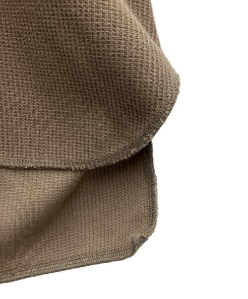 blurhms ROOTSTOCK（ブラームスルーツストック）blurhms ROOTSTOCK (ブラームスルーツストック) ワッフルS/Sカットソー ブラウン サイズ:SIZE 2の古着・服飾アイテム