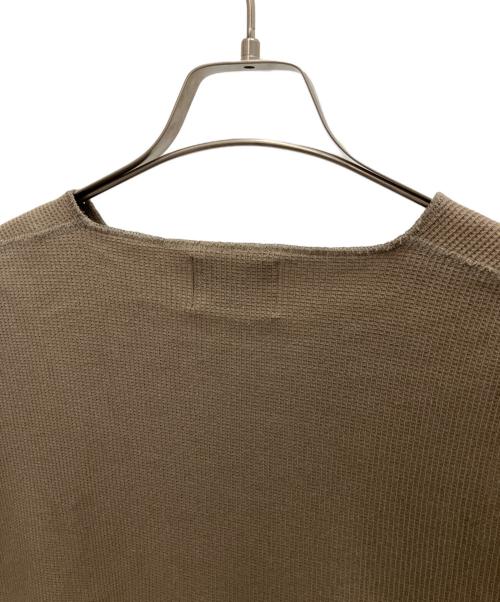 blurhms ROOTSTOCK（ブラームスルーツストック）blurhms ROOTSTOCK (ブラームスルーツストック) ワッフルS/Sカットソー ブラウン サイズ:SIZE 2の古着・服飾アイテム