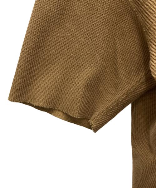 blurhms ROOTSTOCK（ブラームスルーツストック）blurhms ROOTSTOCK (ブラームスルーツストック) ワッフルS/Sカットソー ブラウン サイズ:SIZE 2の古着・服飾アイテム