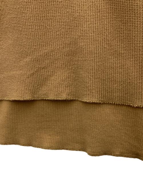 blurhms ROOTSTOCK（ブラームスルーツストック）blurhms ROOTSTOCK (ブラームスルーツストック) ワッフルS/Sカットソー ブラウン サイズ:SIZE 2の古着・服飾アイテム