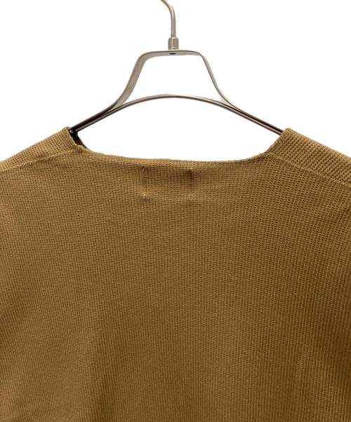 blurhms ROOTSTOCK（ブラームスルーツストック）blurhms ROOTSTOCK (ブラームスルーツストック) ワッフルS/Sカットソー ブラウン サイズ:SIZE 2の古着・服飾アイテム