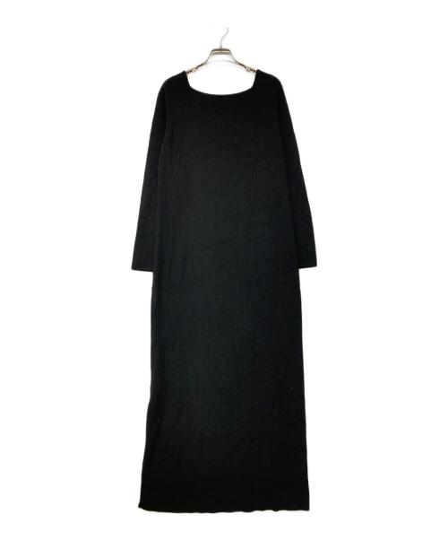 RIVE DROITE（リヴドロワ）RIVE DROITE (リヴドロワ) ラウンドネック2WAYワンピース ブラック サイズ:40の古着・服飾アイテム