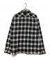 Schott (ショット) ロゴ刺繍チェックシャツ ブラック サイズ:L：6000円