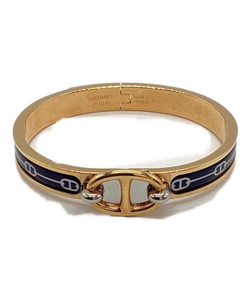 HERMES（エルメス）HERMES (エルメス) ミニ・クリック/シェーヌ・ダンクルエナメルブレスレット サイズ:下記参照の古着・服飾アイテム