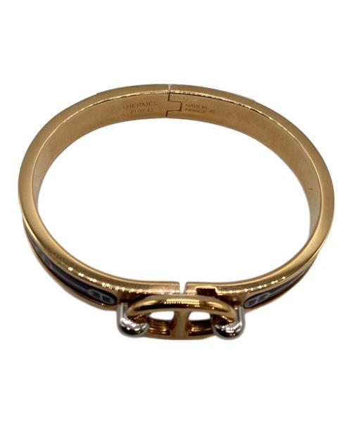 HERMES（エルメス）HERMES (エルメス) ミニ・クリック/シェーヌ・ダンクルエナメルブレスレット サイズ:下記参照の古着・服飾アイテム