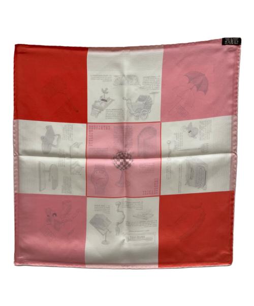 HERMES（エルメス）HERMES (エルメス) CATALOGUE D'OBJETS　カレ40 ピンクの古着・服飾アイテム