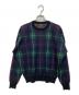 LAUREN RALPH LAUREN（ローレンラルフローレン）の古着「タータンチェックニット」｜グリーン