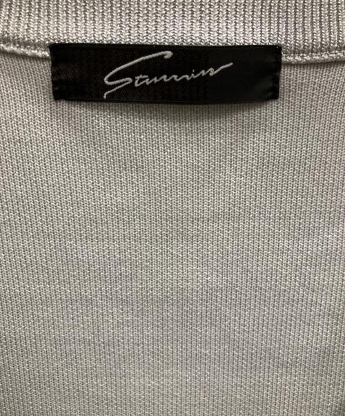 STUNNING LURE（スタニングルアー）STUNNING LURE (スタニングルアー) メタルヤーンニットブルゾン シルバー サイズ:Ｓの古着・服飾アイテム