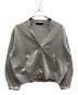 STUNNING LURE（スタニングルアー）の古着「メタルヤーンニットブルゾン」｜シルバー