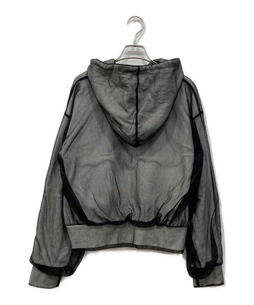 PRANK PROJECT（プランクプロジェクト）PRANK PROJECT (プランクプロジェクト) Tulle Layered Hoodie ブラック サイズ:Freeの古着・服飾アイテム