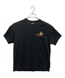 KITH（キス）の古着「ロゴ刺繍Tシャツ」｜ブラック