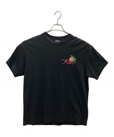 中古・古着通販】KITH (キス) ロゴ刺繍Tシャツ ブラック サイズ:S