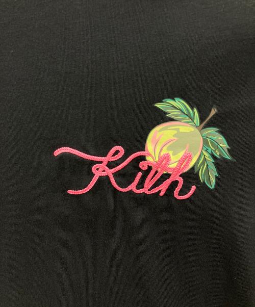 KITH（キス）KITH (キス) ロゴ刺繍Tシャツ ブラック サイズ:Sの古着・服飾アイテム