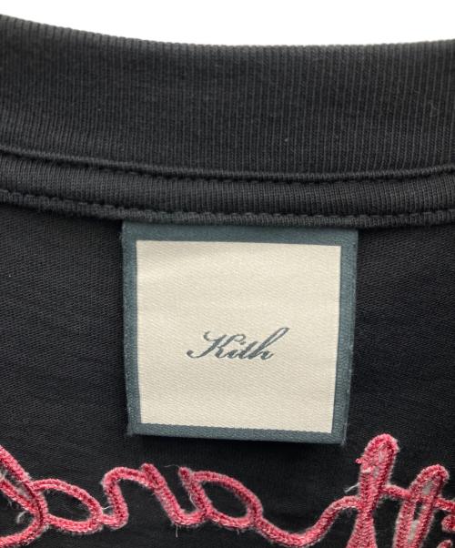 KITH（キス）KITH (キス) ロゴ刺繍Tシャツ ブラック サイズ:Sの古着・服飾アイテム