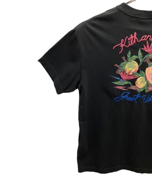 KITH（キス）KITH (キス) ロゴ刺繍Tシャツ ブラック サイズ:Sの古着・服飾アイテム