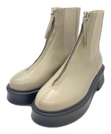 ALM.（アルム）の古着「PRIMO LEATHER BOOTS」｜ベージュ