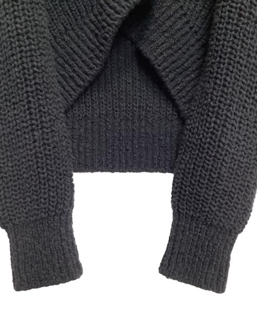 LEMAIRE（ルメール）LEMAIRE (ルメール) Chunky Cardigan ブラック サイズ:Lの古着・服飾アイテム