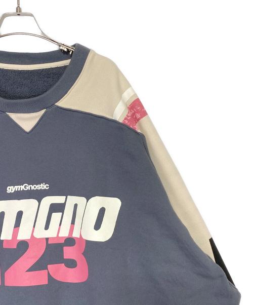 RRR123（リヴィントンロイレビス）RRR123 (アールアールアールワンツースリー) AGAPE CREWNECK グレー サイズ:3の古着・服飾アイテム