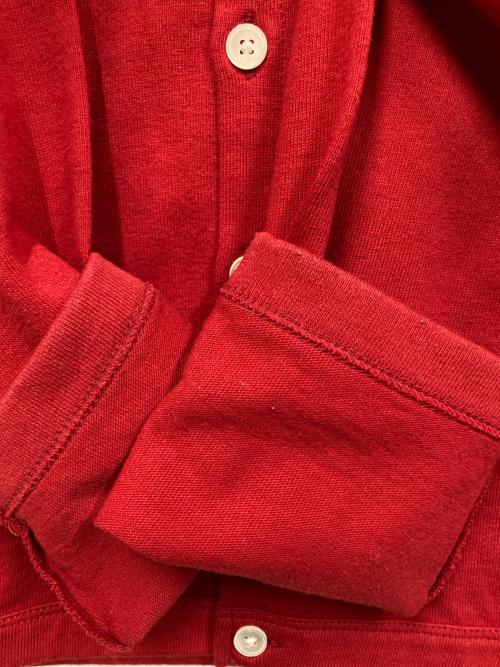 ORCIVAL（オーシバル）ORCIVAL (オーシバル) クルーネックカーディガン レッド サイズ:SIZE 1の古着・服飾アイテム