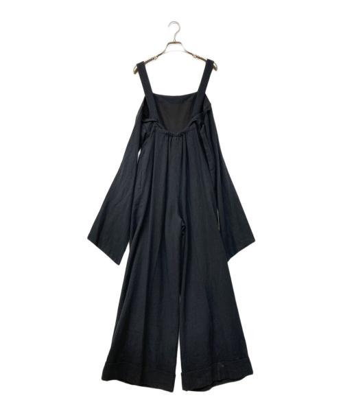 CASA FLINE（カーサフライン）CASA FLINE (カーサフライン) バックタイベアオールインワン ブラック サイズ:Fの古着・服飾アイテム