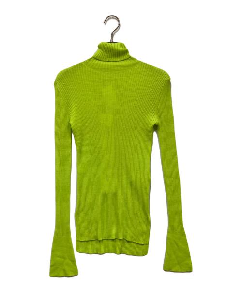 nagonstans（ナゴンスタンス）nagonstans (ナゴンスタンス) high-neck long sleeves ライトグリーン サイズ:SIZE Mの古着・服飾アイテム