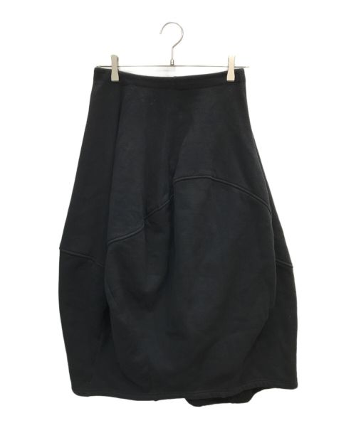 nagonstans（ナゴンスタンス）nagonstans (ナゴンスタンス) バックウォームアシンメバルーンskirt ブラック サイズ:Sの古着・服飾アイテム