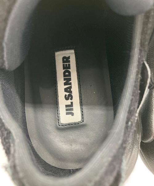 JIL SANDER（ジルサンダー）JIL SANDER (ジルサンダー) ローカットスニーカー ブラック サイズ:41の古着・服飾アイテム