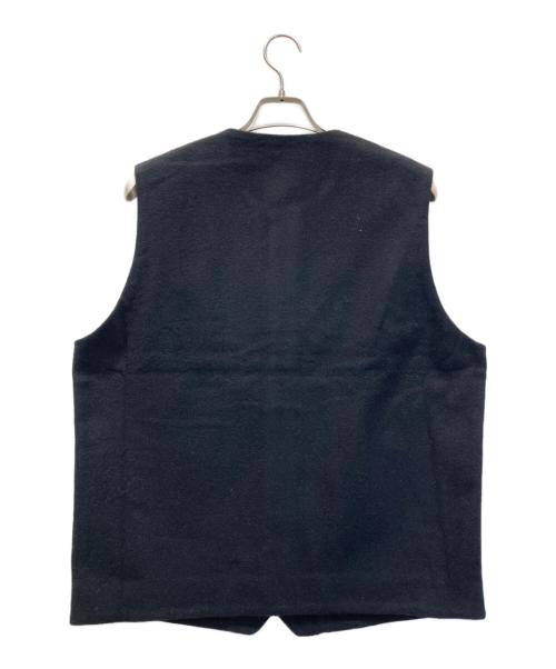 confect（コンフェクト）CONFECT (コンフェクト) ウールモッサー クルーネックベスト ブラック サイズ:5の古着・服飾アイテム