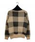 sacai (サカイ) BUFFALO CHECK PULLOVER ZIPKNIT ブラウン サイズ:1：15000円