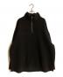 Blanc YM（ブランワイエム）の古着「ハーフジップスウェット」｜ブラック