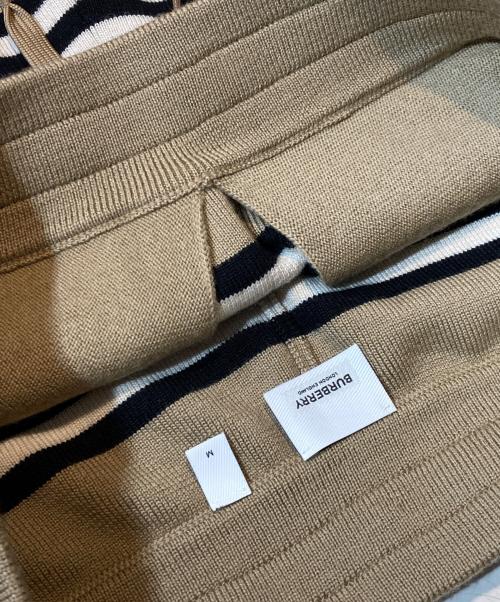 BURBERRY LONDON（バーバリーロンドン）BURBERRY LONDON (バーバリーロンドン) Kenton Striped Knit Shorts/ケントンストライプドニットショーツ ブラウン サイズ:Mの古着・服飾アイテム