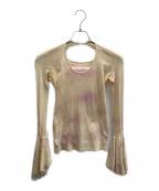 Open Sesame Clubオープンセサミクラブ）の古着「cotton flare cuff tops」｜ベージュ