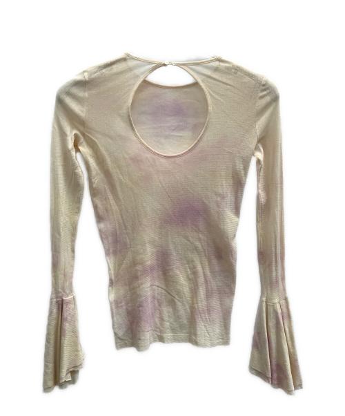 Open Sesame Club（オープンセサミクラブ）Open Sesame Club (オープンセサミクラブ) cotton flare cuff tops ベージュ サイズ:不明の古着・服飾アイテム