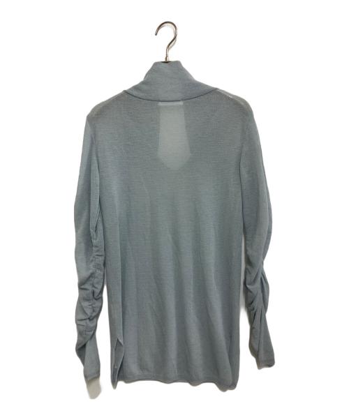 kayle（ケイル）kayle (ケイル) シアーニット ライトブルー サイズ:SIZE Freeの古着・服飾アイテム