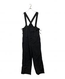 la peau de gem（ラポドゥジェム）の古着「ナイロンベルト付きオーバーオール」｜ブラック