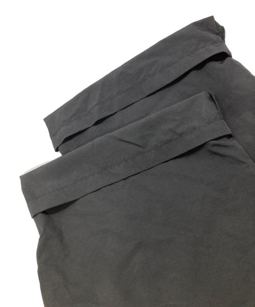 la peau de gem（ラポドゥジェム）la peau de gem (ラポドゥジェム) ナイロンベルト付きオーバーオール ブラック サイズ:Fの古着・服飾アイテム