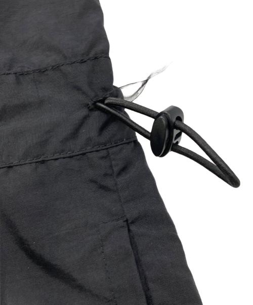 la peau de gem（ラポドゥジェム）la peau de gem (ラポドゥジェム) ナイロンベルト付きオーバーオール ブラック サイズ:Fの古着・服飾アイテム