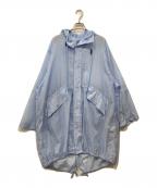 JANE SMITHジェーンスミス）の古着「ナイロンファイリングパーカ」｜ライトブルー