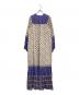 sara mallika (サラマリカ) COTTON KIKA ETHNIC PRINT DRESS パープル サイズ:M：12000円