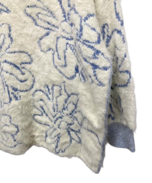 sahara（サハラ）sahara (サハラ) Reversible Jacquard Knit ホワイト サイズ:表記無しの古着・服飾アイテム