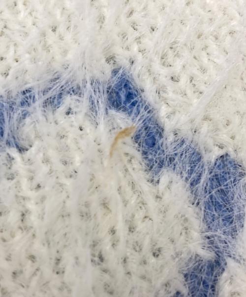 sahara（サハラ）sahara (サハラ) Reversible Jacquard Knit ホワイト サイズ:表記無しの古着・服飾アイテム