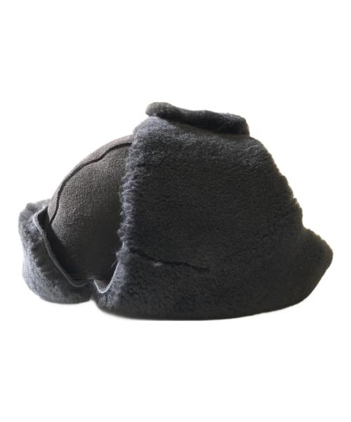 YOKE（ヨーク）YOKE (ヨーク) MOUTON FRIGHT CAP ブラック サイズ:Fの古着・服飾アイテム