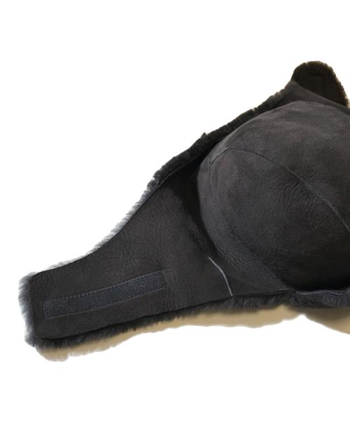 YOKE（ヨーク）YOKE (ヨーク) MOUTON FRIGHT CAP ブラック サイズ:Fの古着・服飾アイテム