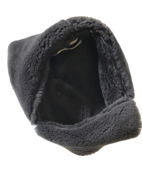 YOKE（ヨーク）YOKE (ヨーク) MOUTON FRIGHT CAP ブラック サイズ:Fの古着・服飾アイテム