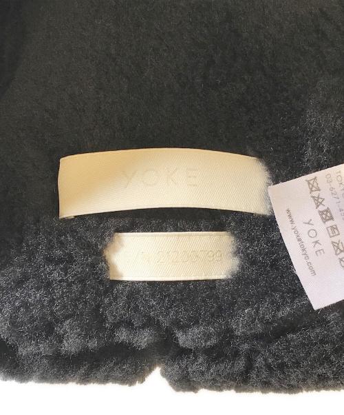 YOKE（ヨーク）YOKE (ヨーク) MOUTON FRIGHT CAP ブラック サイズ:Fの古着・服飾アイテム